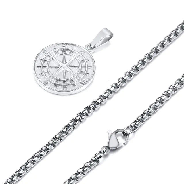 Men's Compass Necklaces