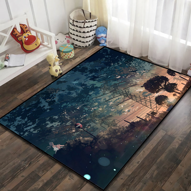 Japanese Cartoon Anime Carpet Bedroom Bedside