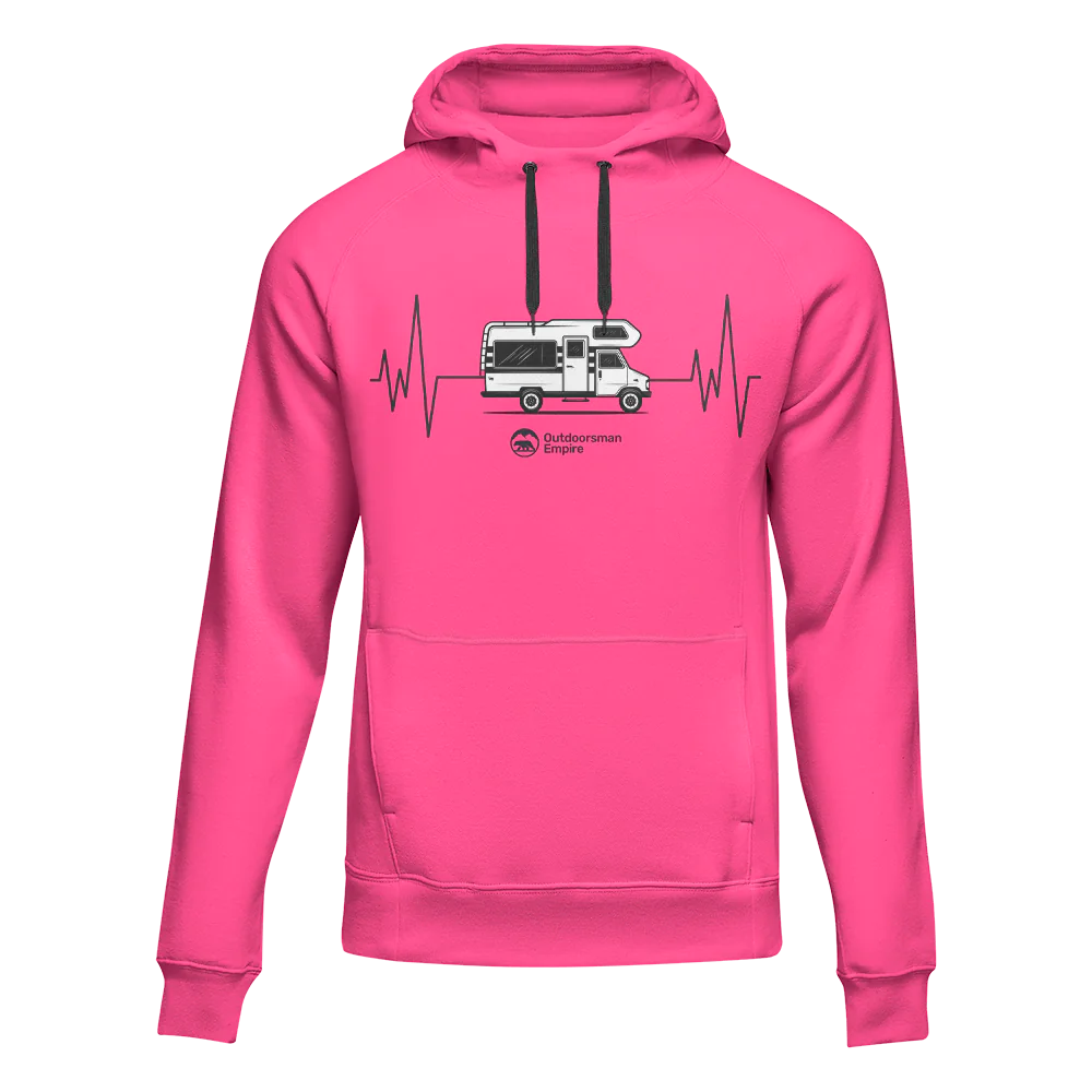 Camping Cardiogram Unisex Hoodie