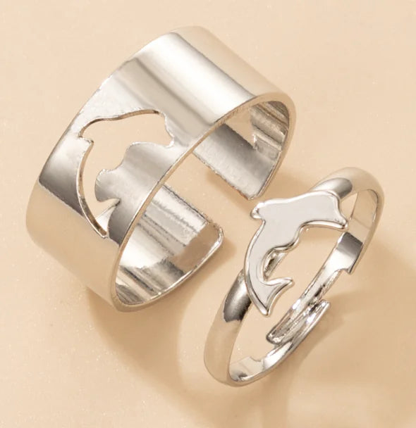 Stainless Steel Couple Rings