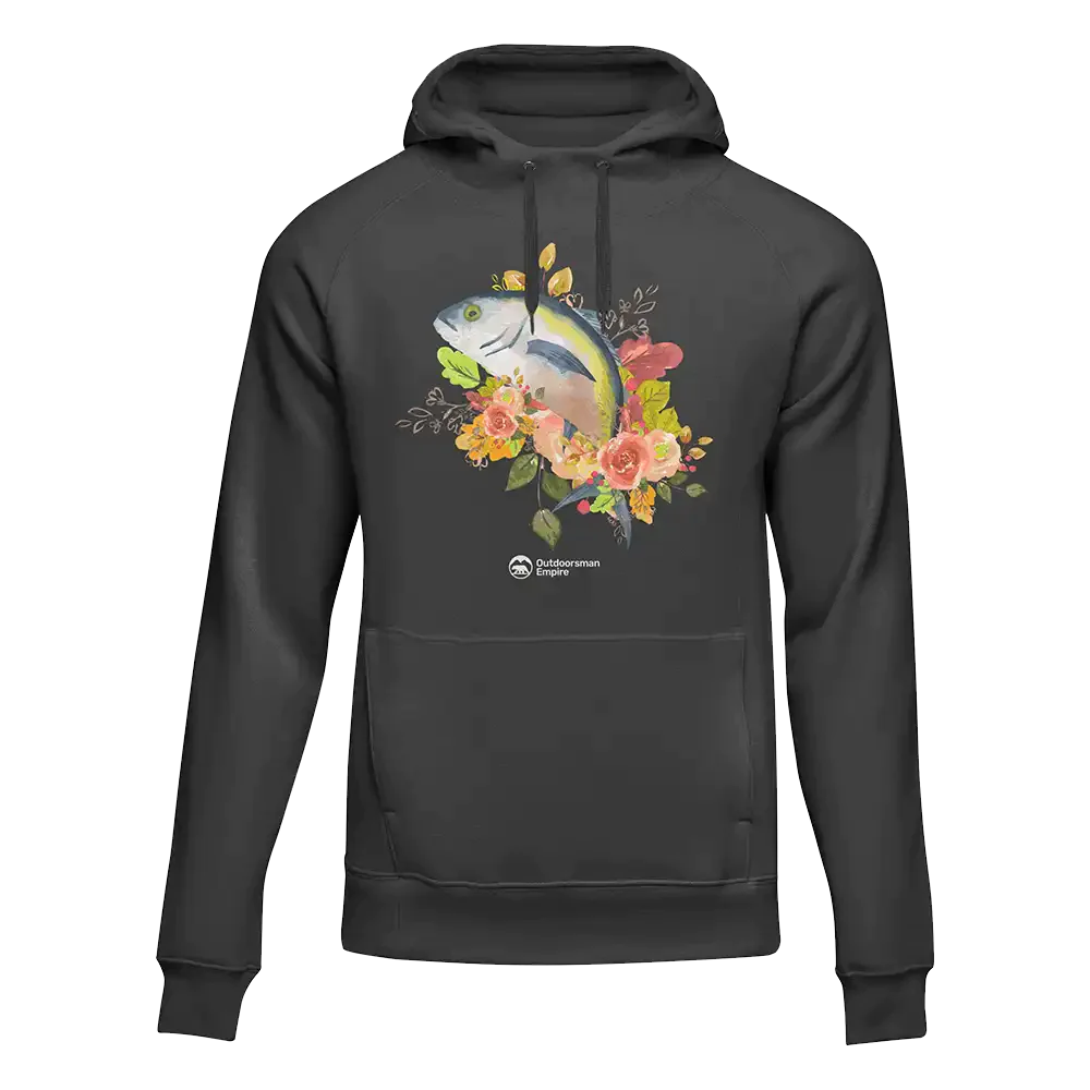 Fishing Flower' Unisex Hoodie