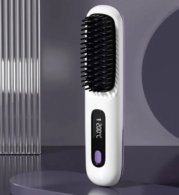 USB Charging Ceramic Heating Straight Comb