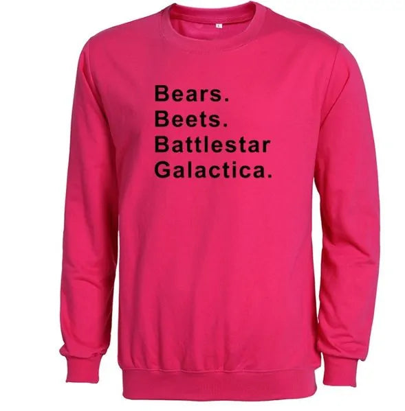 Bears Beets Battlestar Galactica Sweatshirts