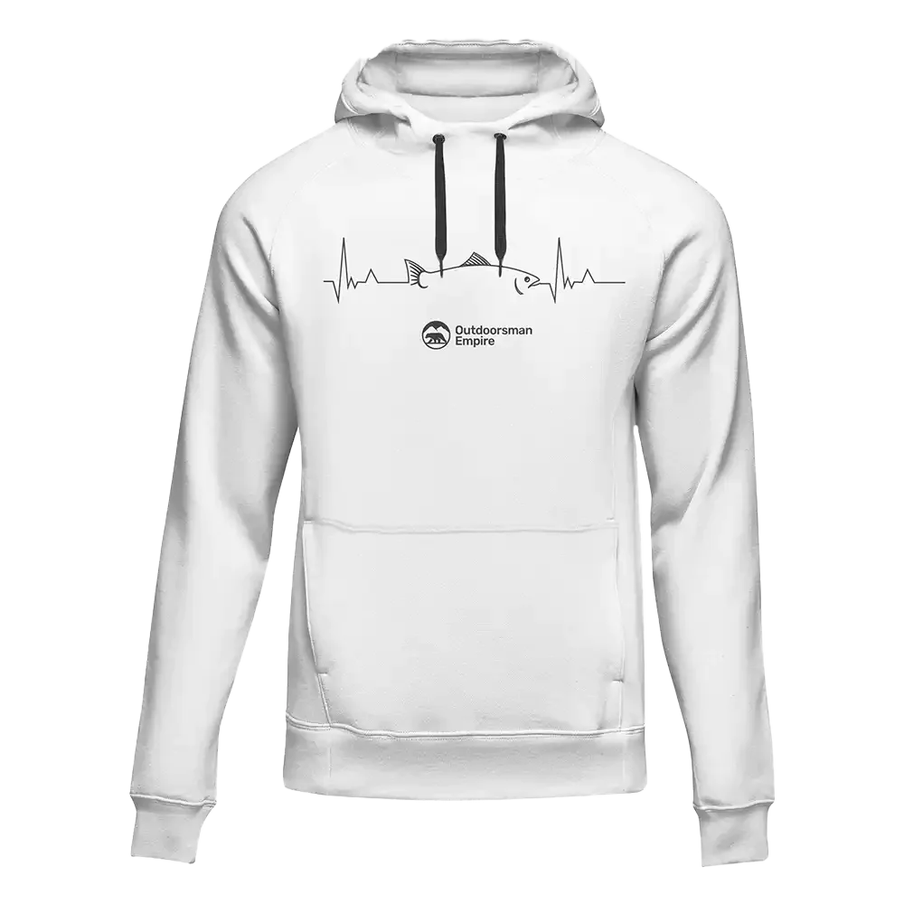 Fishing Cardiogram Unisex Hoodie