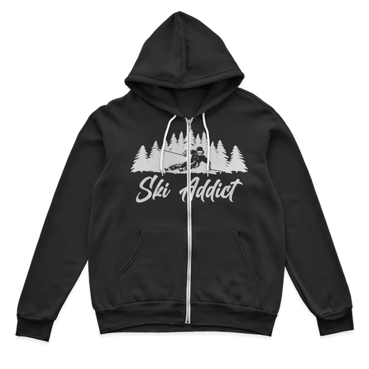 Ski Addict Zip Hoodie