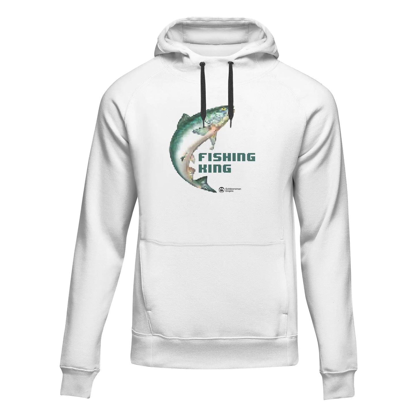 Fishing Pixelated Unisex Hoodie