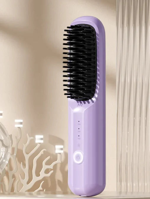 USB Charging Ceramic Heating Straight Comb