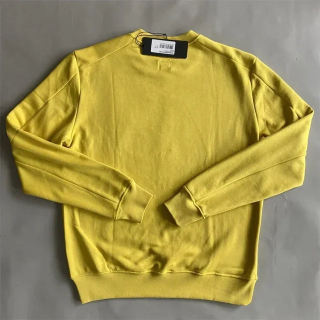 Men's Round Neck Sweater with Zippered Pocket