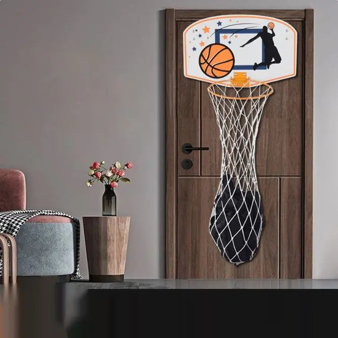 Wooden Punch-free Storage Basketball Board Can Hold Clothes