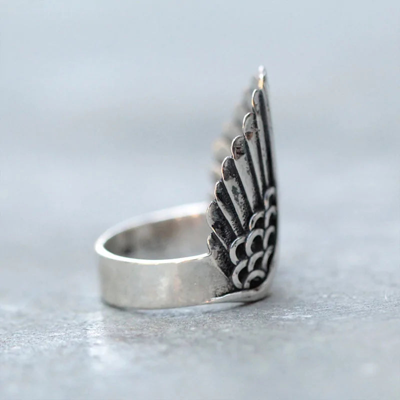 Vintage Angels Cemented Carbide Men's Ring