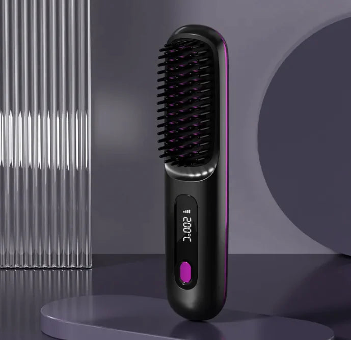 USB Charging Ceramic Heating Straight Comb