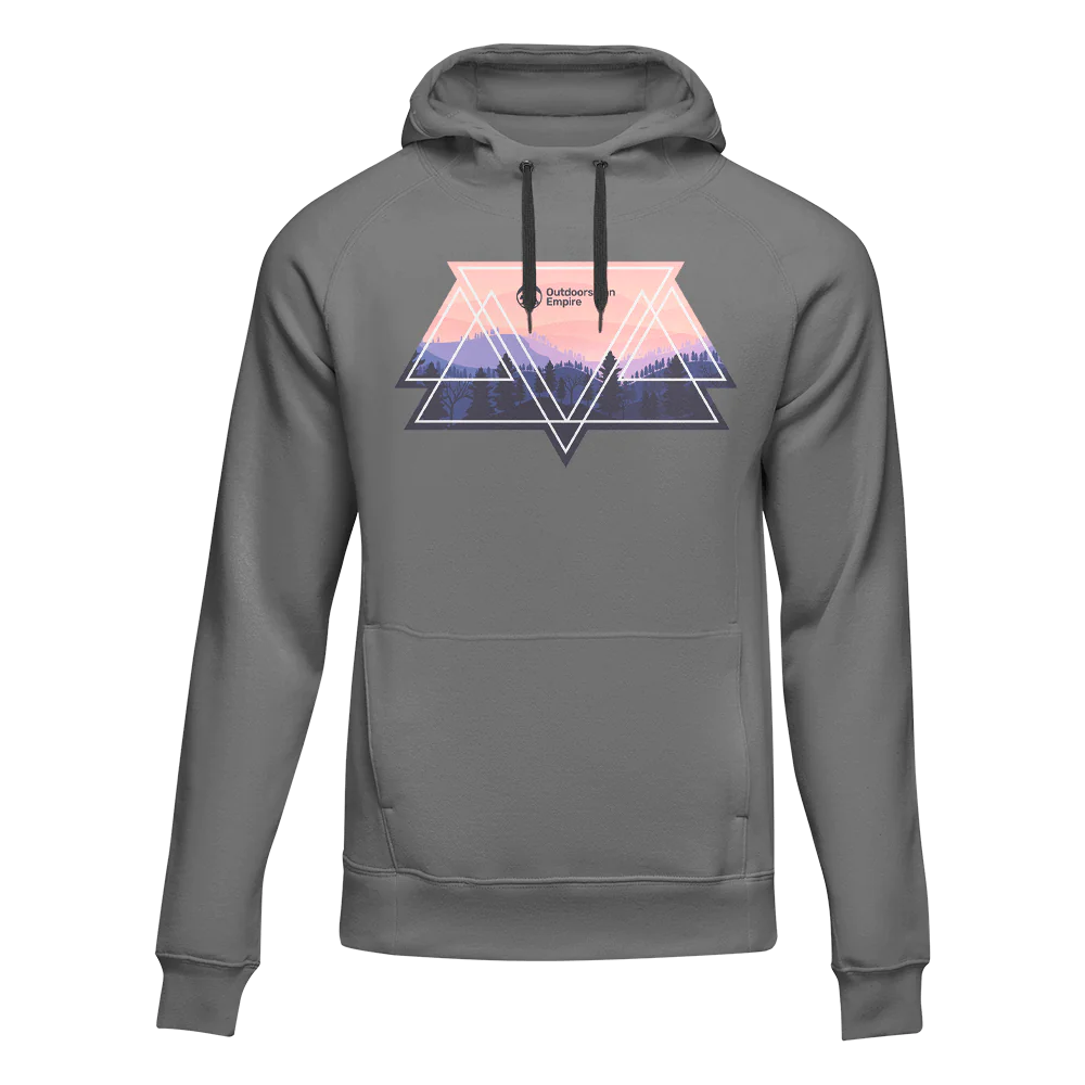 Camping Triangles Unisex Hoodie