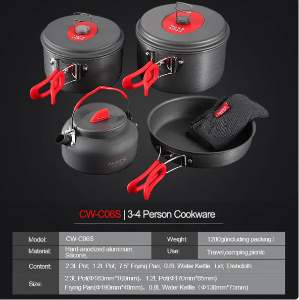 Portable Outdoor Cookware Set