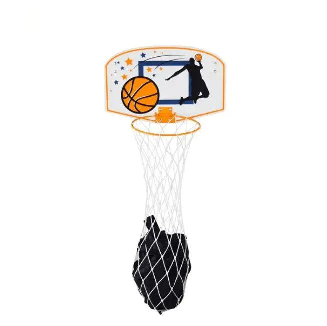 Wooden Punch-free Storage Basketball Board Can Hold Clothes