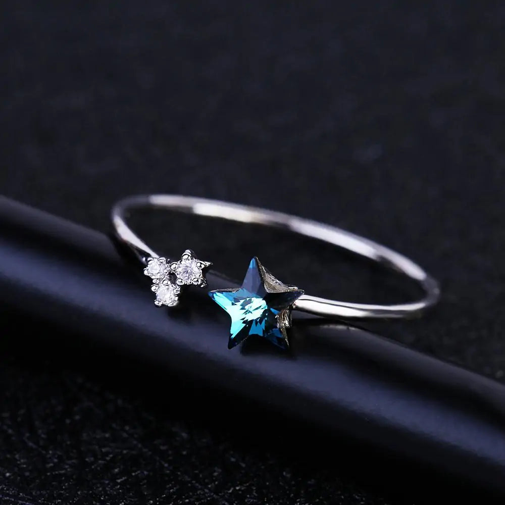 Gemstone Stare Shape Finger Ring