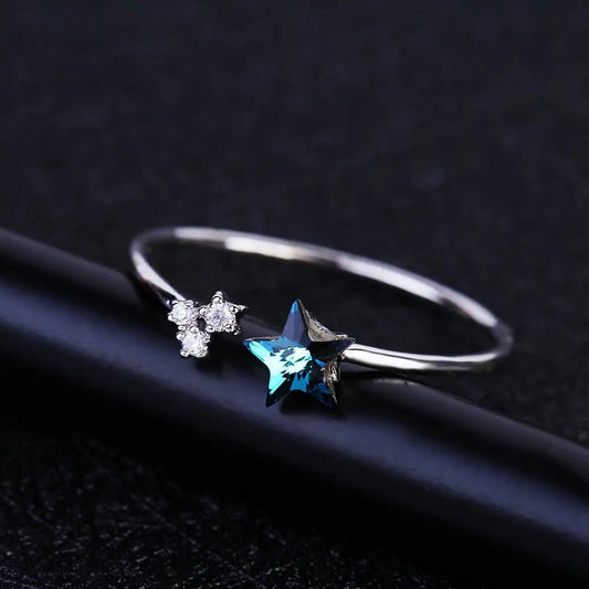 Gemstone Stare Shape Finger Ring