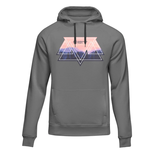 Camping Triangles Unisex Hoodie