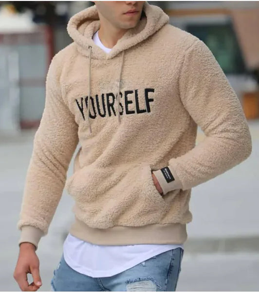 Pocket Long Sleeve Warm Sweatshirt